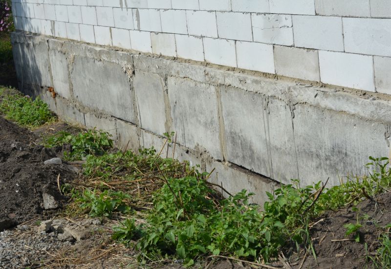 Repaired Foundation Walls